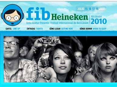 El backstage digital del FIB Heineken 2010 El backstage digital del FIB Heineken 2010